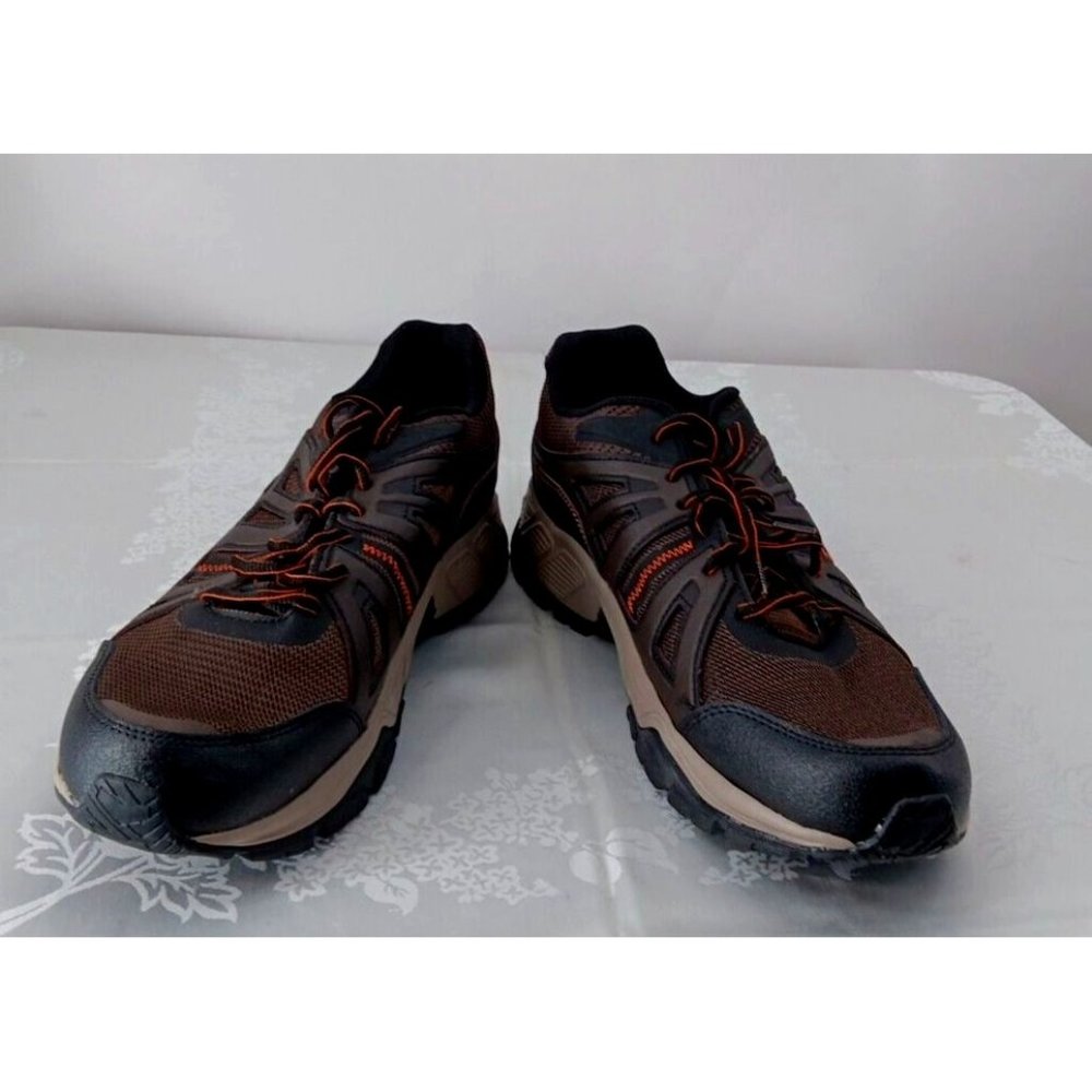 Avia Men's Shoes Hiking Sneaker Size: 13 Brown Leather Round Tow Low Top  New